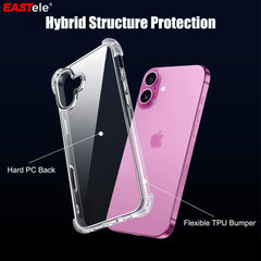 Clear Shockproof Bumper Case Cover For Apple iPhone